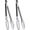 2pack: 9inch, variant on Hotec Stainless Steel Kitchen Tongs, Set of 2-9" and 12", Locking Metal Food Tongs for Cooking, Serving, BBQ, Grill Non-Slip Grip