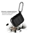 thumbnail image 3 of Airpods Case Cover with Keychain, Njjex Waterproof Silicone Case Protective Shock Resistant Cover Skin for Apple AirPods 1st/2nd Wireless Charging Case -Black, 3 of 11