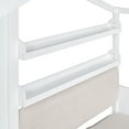 thumbnail image 5 of Royard Oaktree Twin Size House Bed with Sofa Bench, House Platform Bed Frame with Drawers and Shelves, 5 of 7