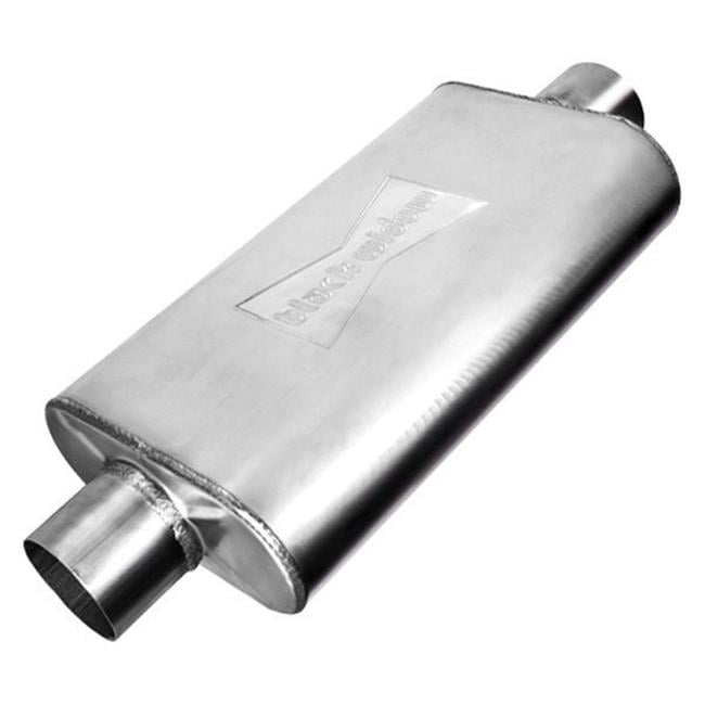 Black Widow Exhaust BWEBW004C Venom 300Series 3 in. Center Center Muffler