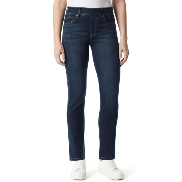 Pantalones Gloria Vanderbilt Kansas de Corte Recto y Tiro Alto