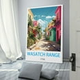 thumbnail image 3 of UENPHN wasatch range utah vintage travel posters 12X18inch(30X45cm) Frame, 3 of 4