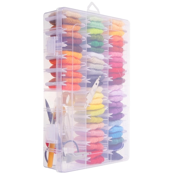 FONDOTIN 1 Set Multi Function Embroidery Thread Assorted Color Metal Wire For Beginners Diy Projects