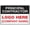 Warning Sign 3, variant on Caution Men At Work Orange Sign 8"x12" Reflective Aluminum Metal Warning Signage With Symbol For Indoor Outdoor Use