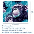 thumbnail image 5 of Monkey Square 8.3x9.8 Inch Non-Slip Rubber Bottom Printed Desk Mat Gaming Mousepad Mouse Mat for Office and Gaming, 5 of 6