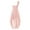 Pink, variant on iEFiEL Girls Chiffon One Shoulder Flowers Wedding Bridesmaid High Low Dress Pageant Prom Ball Gown