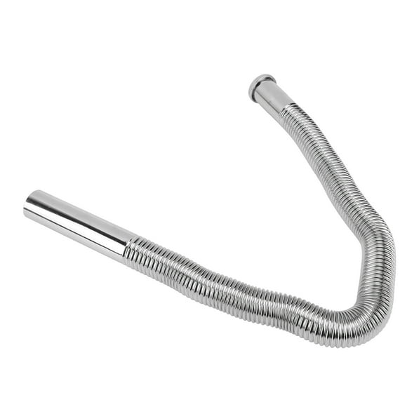 U Shape Drain Pipe, Sink Drain Tubing Brass Bendable Corrugated G1-1/4in For Hotel
