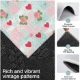 thumbnail image 3 of Pioneer Flower Floral Print Pattern Kitchen Rugs Sets Of 3,Kitchen Runner Rugs Non Skid Washable,Decorative Kitchen Floor Mats for Kitchen,Sink,Laundry,17X30 Inch + 17X47 Inch + 17X59 Inch, 3 of 6
