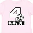 thumbnail image 4 of Inktastic 4th Birthday Soccer 4 Year Old Boys or Girls Toddler T-Shirt, 4 of 5