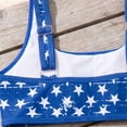 thumbnail image 4 of lnmuld Girls 2 Piece Flag Bikini Swimsuit, Stars & Stripes Bathing Suit Color:Blue,Size:13-14 Years, 4 of 9