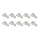 thumbnail image 1 of Conectores de aire de empuje únicos Bargains 5/16" tipo Y, plástico, 10 piezas, tono blanco plateado, 1 of 1