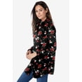 thumbnail image 3 of Woman Within Plus Size Petite Perfect Long Sleeve Shirt, 3 of 6
