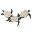 thumbnail image 1 of Stratton Home Decor S21051 Metal & Wood Carved Turtle Wall Decor - Blue & White, 1 of 5