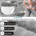thumbnail image 4 of 4 Pack Toallas de Baño Grande de Secado Rápido -100% Algodón Puro de 600 gsm, Toallas de Baño Grandes para Cuerpo, Ultra Suaves, de Secado Rápido, Altamente Absorbentes, 4 of 4