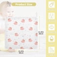 thumbnail image 2 of SKYSONIC Cartoon Pink Ducks Baby Muslin Washcloths Face Towel, Stars Cute Burp Cloths Cotton Wipes 5 PCS Infant Wash Cloth for Newborn Boys Girls 12"x12", 2 of 7