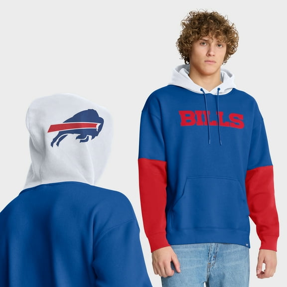 Men's Fanatics Royal Buffalo Bills Helmet Pullover Hoodie
