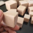 thumbnail image 2 of 10Pcs Natural Wood Blocks Square Crafts Wooden Shapes Unfinished Wooden 3.5CM, 2 of 6