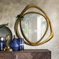 thumbnail image 2 of Renwil Moderne Glamour Miroir Décoratif en Feuille d'Or, 2 of 4