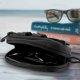 thumbnail image 3 of Soidarity Bolsa de gafas, bolsas de almacenamiento colgantes a prueba de polvo, gafas universales, gafas de sol, bolsillo protector, portador Ropa Deportiva, Zapatos Negro, 3 of 6