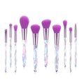 thumbnail image 1 of Brochas de maquillaje para sombra de ojos, 10 brochas de cristal para maquillaje de ojos, cerdas sintéticas de primera calidad, sombra de ojos, delineador de ojos, mezcla de pliegues, maquillaje,, 1 of 5