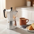 thumbnail image 2 of hulanddfd 12 Cup Aluminum Coffee Pots, Octagonal Mocha Coffee Pots Stovetop Coffee Maker for Kitchen Camping (600ml), 2 of 8