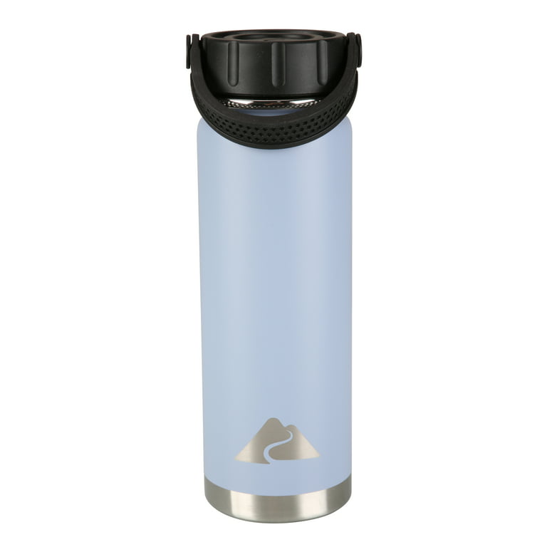 Ozark Trail 24ounce Double-Wall Tritan Water Bottle with Flip Straw Lid,  Clear 