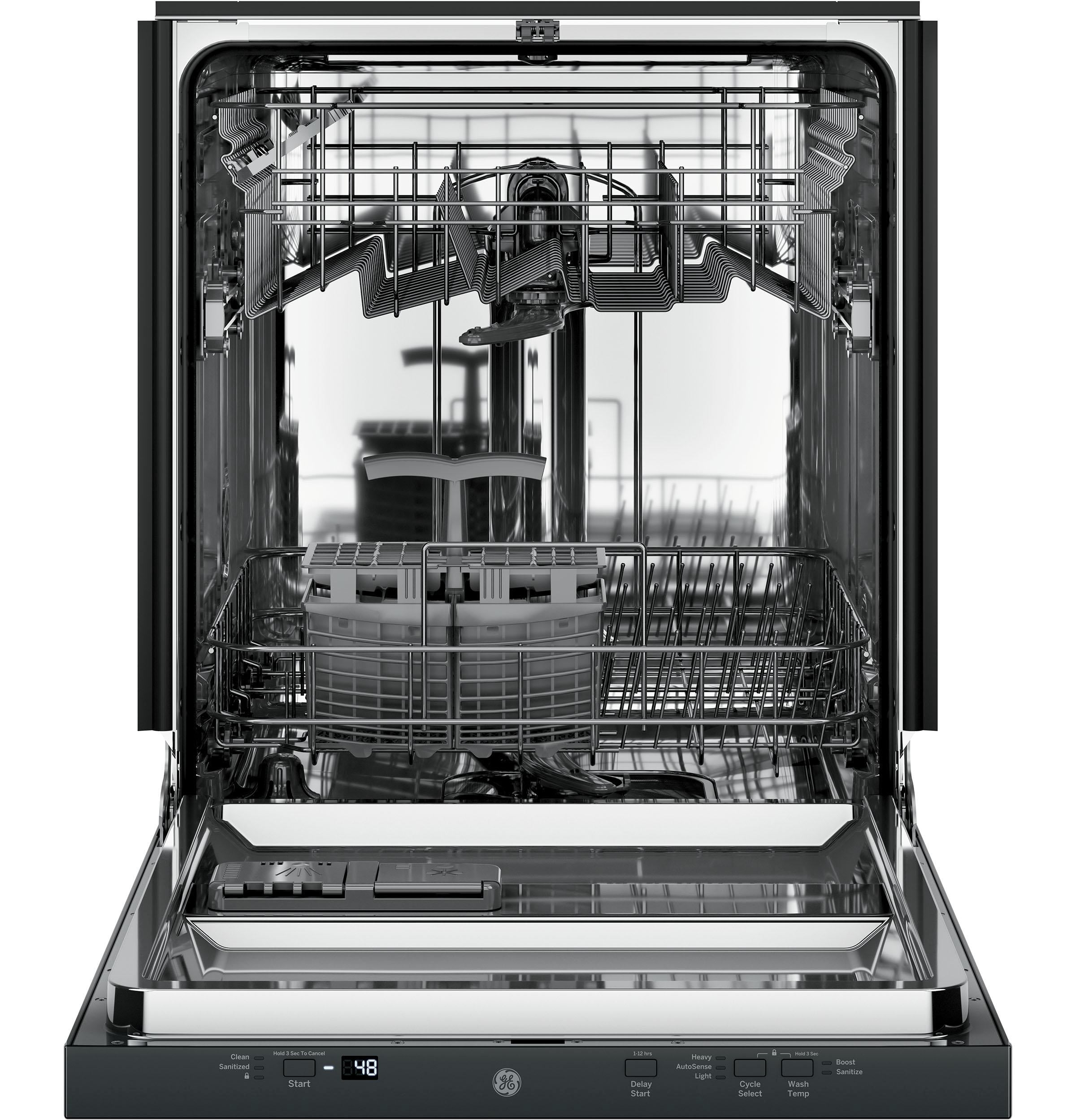 GE Appliances 24” Built-In Dishwasher with Stainless Steel Interior