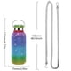 thumbnail image 2 of Frascos De Vacío De Diamante Frascos de vacío de diamante con cadena Tazas térmicas Botella para beber (350ml Multicolor) Tmvgtek Libre de BPA, 2 of 7