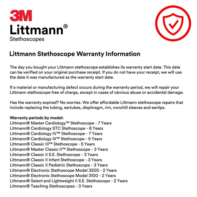 Littmann Cardiology IV 6190 Soft Eartips Stethoscope