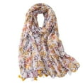 thumbnail image 1 of Mode pour Femmes Foulard Élégante pour Femmes Foulard à Col Châle Doux Foulard Châle, 1 of 3