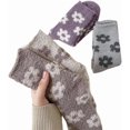 thumbnail image 4 of YooGuoGuo Women's Cottagecore Fuzzy Socks 6Pairs Preppy Cozy Slippers Socks Cute Soft Warm Home Socks Kawaii Sleeping Socking, 4 of 7