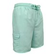 thumbnail image 3 of Traje de Baño Ocean Pacific Talla M Liso con Bolsillos Laterales Azul Aqua, 3 of 4