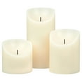 Mainstays Unscented Flameless LED Pillar Candle, Ivory, Various Sizes