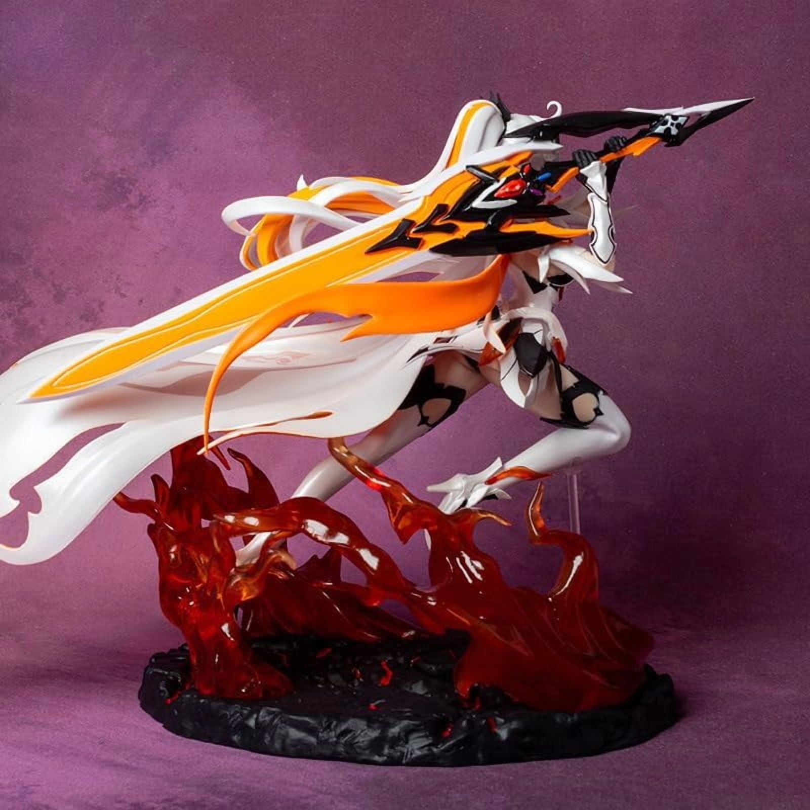 Honkai Impact 3 Kiana Figure Fighting Kiana Kaslana Figures 24cm/9.4inch Handmade Cosplay PVC Statues Collectible Souvenirs for Anime Fans Gifts