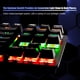 thumbnail image 3 of Teclado mecánico para juegos con retroiluminación arcoíris Teclado mecánico con retroiluminación para juegos y trabajo. Azul blanco, 3 of 5