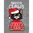 thumbnail image 2 of Tstars Boys Unisex Ugly Christmas Sweater Santa Claws Cat Kids Christmas Gift Funny Humor Holiday Shirts Xmas Party Christmas Gifts for Boy Youth Kids Sweatshirt Ugly Xmas Sweater, 2 of 5