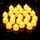 thumbnail image 1 of 24 PCS Velas LED sin Llama 100% Seguras, Velas Decorativas, Velas Electricas Impermeables Hasta 200 Horas Continuas, para Mesa, Boda, Halloween, Decoraciones Navideñas, Ecológicas (Amarillo), 1 of 4