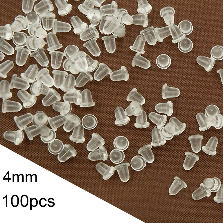 Moonsky DIY Accessories Prevent Loss Transparent Silicone Earrings