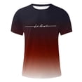 thumbnail image 5 of Funny T Shirts for Men Big and Tall Fashion Loose Fit Crewneck Holiday Tee Tops Athletic Running Gym Workout Short Sleeve Tee Shirts for Men, 5 of 5