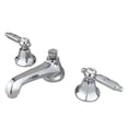 thumbnail image 1 of Kingston Brass KS4461GL 8 Inch -18 Inch Widespread Lavatory Faucet - Polished Chrome, 1 of 4