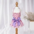 thumbnail image 3 of CBFFDC Robe de Princesse pour Animaux de Compagnie Costume de Princesse avec Nœud Papillon, Confortable et Doux, 3 of 7