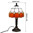 thumbnail image 3 of Table Lamp Art Stained Glass Decorative LampBedside Lamp For Bedroom Living Room Home, 3 of 9