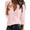 Pink, variant on Long Sleeve Tops for Women Womens Long Sleeve T Shirt V Neck Loose Fit Soft Waffle Knit Thermal Tops