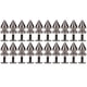 thumbnail image 1 of Rivet Bullet Spikes Spike Bullet Stud Spike Bullet Bullet Rivet Metal Bullet Stud 20pcs 8x13.5mm Metal Rivet Bullet Spikes Leathercraft Studs DIY Clothing Shoes DecorGun Color ANGGREK FDGY09, 1 of 8
