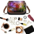 thumbnail image 6 of Space Stars The Universe Background Astral Vintage Crossbody Bag for Women Medium Leather Hobo Bags Shoulder Bag Classic City Leather Satchels, 6 of 8
