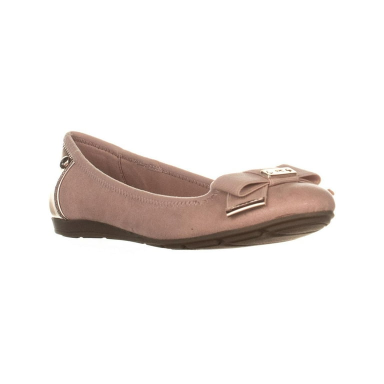 Womens Anne Klein Alivia Slip On Ballet Flats Light Pink Multi 6 US