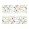 thumbnail image 2 of Ladybug Bench Cushion Set of 2, Botanical Garden Theme with Leaves Fern Flowers Raindrops Bugs Luck Doodle, Standard Size Foam Pad and Decorative Cover, Multicolor, by Ambesonne, 2 of 4