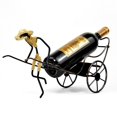 thumbnail image 2 of Soporte para botellas de vino, soporte para decoración de rickshaw, estante para vino de sobremesa, estante para una sola botella, regalo para el hogar, regalo de cocina, estante para vino, estante pa, 2 of 4