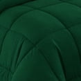 thumbnail image 3 of Luxury 500-TC Egyptian Cotton Box-Stitched Design Comforter | 300 GSM | Single Piece, Texas King Size 106" x 106" Inches, 1pc Comforter with 4 Corner Tabs, (Hunter Green), 3 of 4