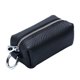 thumbnail image 5 of Guardurnaity Monedero de cuero para mujer, llavero, monedero con cremallera, suministros, negro Negro 2Conjunto, 5 of 6